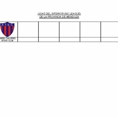 LIGAS DEL INTERIOR (NO LEAGUE) DE LA PROVINCIA DE MENDOZA