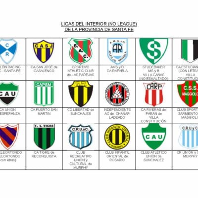 LIGAS DEL INTERIOR (NO LEAGUE) DE LA PROVINCIA DE SANTA FE